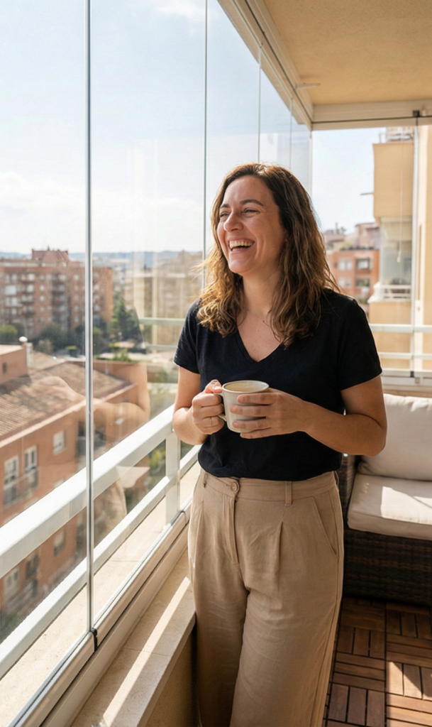 Cliente satisfecha con cerramientos de cristal en Cádiz - Testimonio Cerramientos Monper