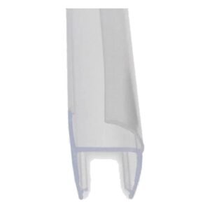 Junta H de PVC 8 mm para cortina de cristal