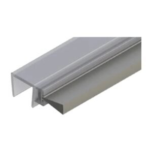 Junta Solape 12 mm Portafelpudo (tira 2,95 m) para cortina de cristal