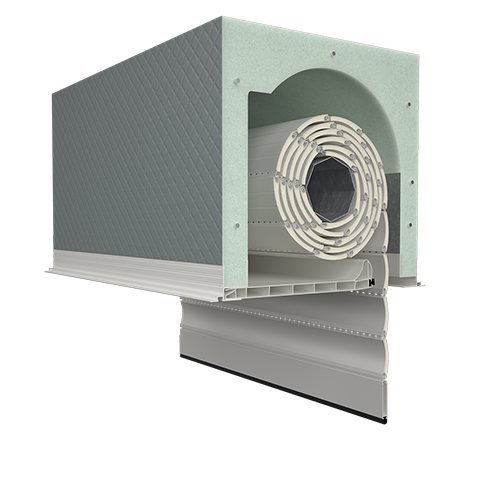 Cajón de persiana integrado Roka-Therm XP de Saxun