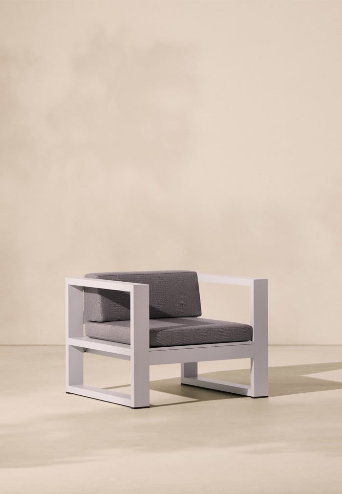 Muebles de exterior 7 Sillón de exterior Enjoy en aluminio gris