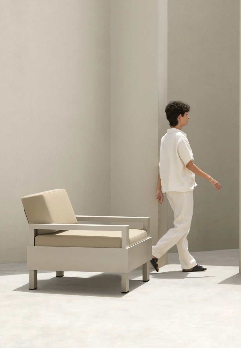 Muebles de exterior 8 Sillón de exterior Silence de aluminio