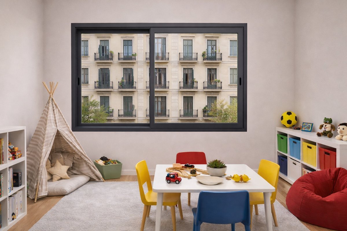 Ventana corredera de aluminio HI 4900 de Glass by Gaviota