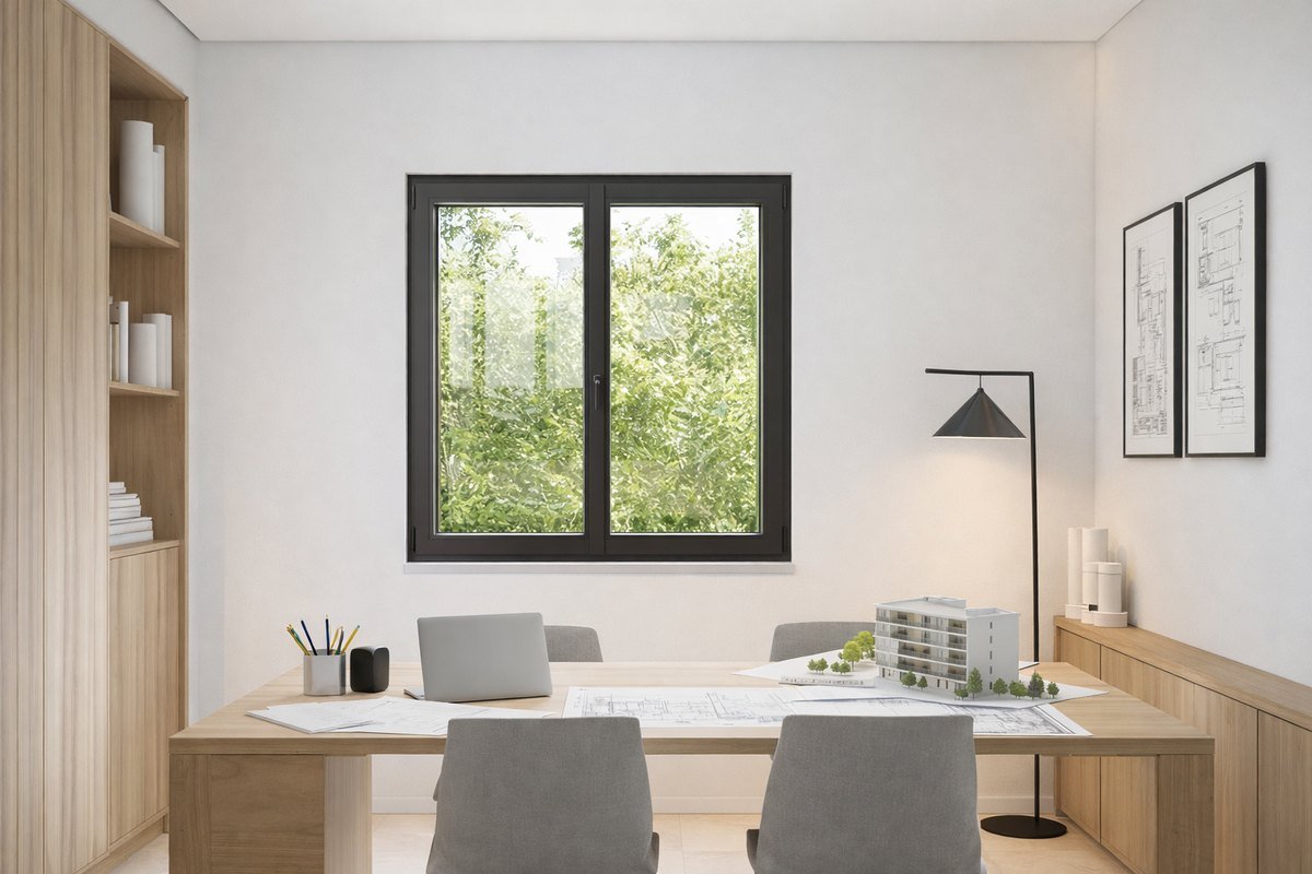 Ventana practicable de PVC serie A78 de Glass by Gaviota