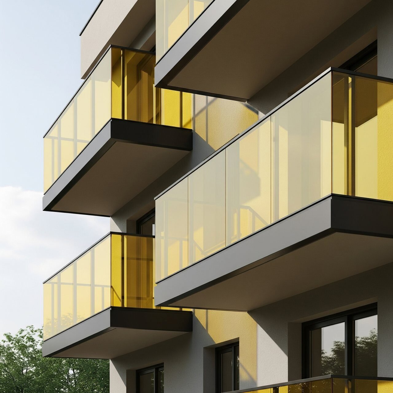 Vidrio fotovoltaico Lumyra, versión coloreada